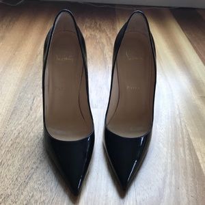 Christian Louboutin classic patent leather pumps